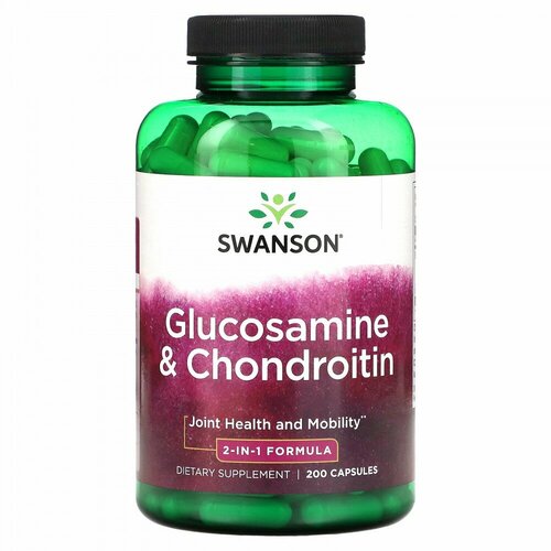 Swanson, Glucosamine & Chondroitin, 200 Capsules