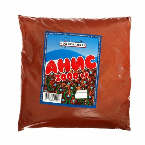 фото Прикормка подсекайка универсальная, анис, 3 кг