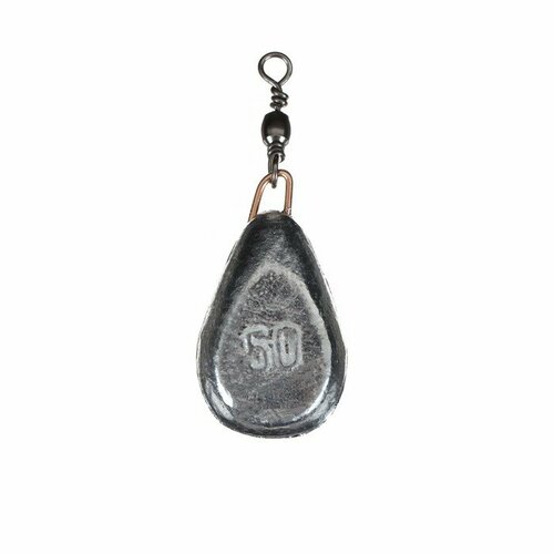 фото Груз yugana, оливка большая с вертлюгом, плоский бок, 50 г