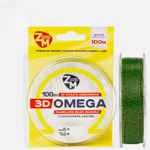 фото Леска zandermaster 3d omega 0.181 100м zander master