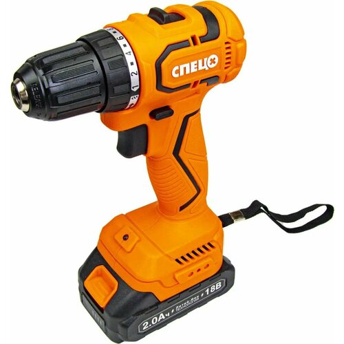 Дрель-шуруповерт аккумуляторная бесщеточная Спец БДА-18-Б 18 В Li-Ion 2x2 Ач 1049000₽