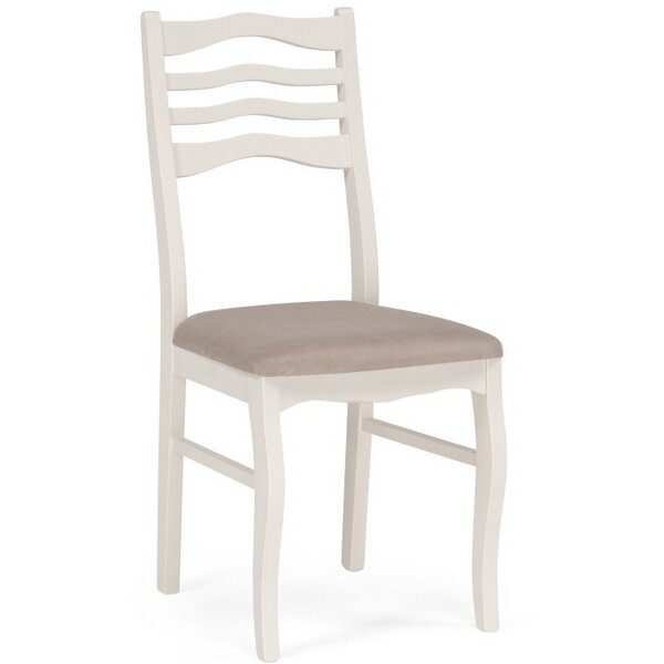 фото Стул деревянный Woodville Амадиу бежевый / слоновая кость 528926