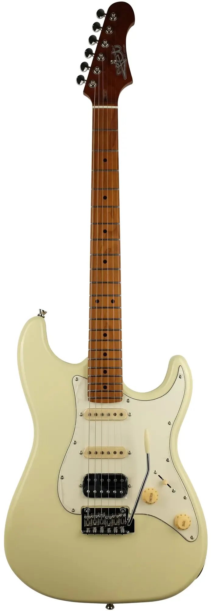 Электрогитара JET Guitars JS-400 Stratocaster HSS Maple FB Vintage Yellow