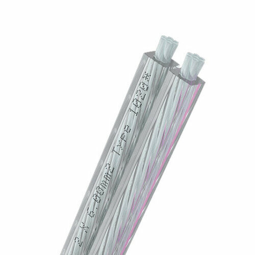 Кабель акустический с катушки двухжильный Oehlbach 1020 Excellence Silverline 40, 1 м
