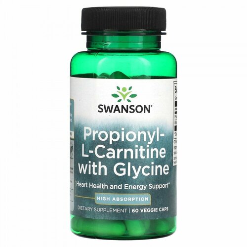 Swanson, Propionyl-L-Carnitine with Glycine, 60 Veggie Caps