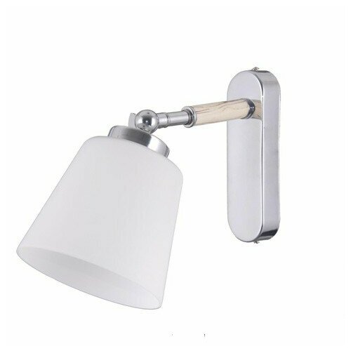 Спот AURA 9664-1 CR+WT белый