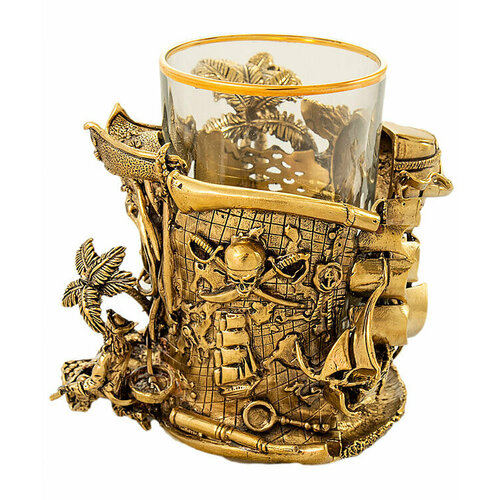 Подстаканник латунный 