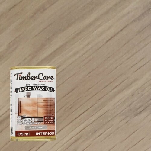 Изображение товара Защитное масло с твердым воском TimberCare Hard Wax Oil 175 мл Светло-серый 350107