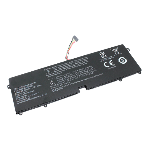 аккумулятор lbp7221e для ноутбука lg gram 15 7 7v 4495mah черный Аккумулятор LBG722VH для ноутбука LG Gram 13 7.6V 4000mAh черный Preimum