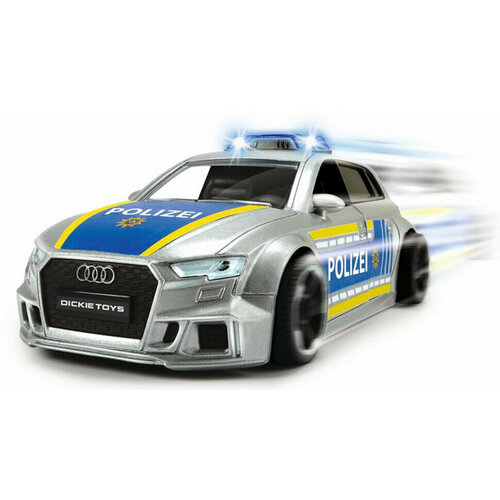 dickie toys полицейская остановка Полицейская машинка Audi RS3 фрикционная 3713011SIR DICKIE