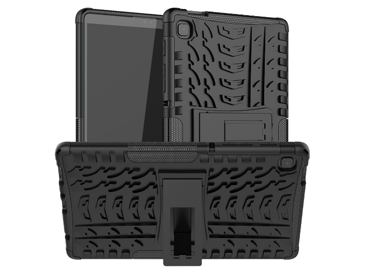 Чехол-бампер MyPads для Samsung Galaxy Tab A7 Lite LTE SM-T220 / T225 (2021) противоударный усиленный ударопрочный черный