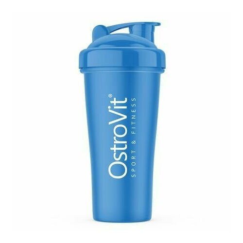 Шейкер Синий Спорт OstroVit Shaker Sport 700 мл Blue с сеткой и мерной шкалой