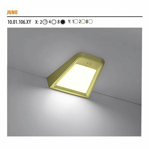 Светильник LED Juno золото/натур. свечение, 123*118,4, 12V, 2 W, 170 lm, IP20