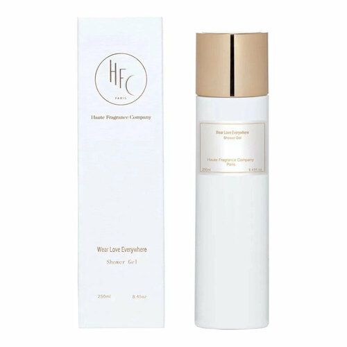 Haute Fragrance Company Wear Love Everywhere гель для душа 250 мл для женщин haute fragrance company wrap me in dreams гель для душа 250 мл для женщин