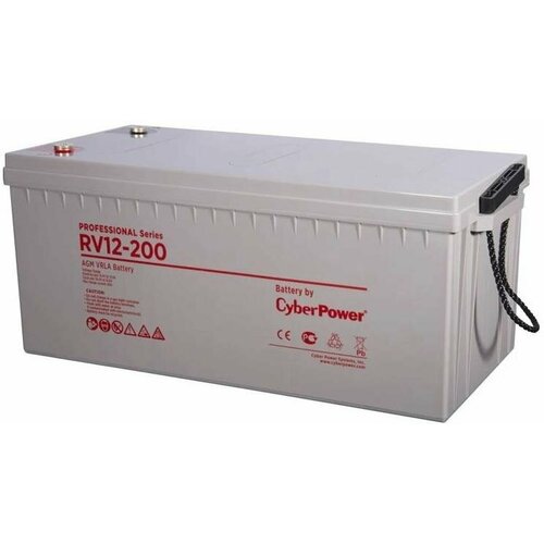 Battery CyberPower Professional UPS series RV 12200W, voltage 12V, capacity (discharge 20 h) 62Ah, capacity (discharge 10 h) 55.6Ah, max. discharge cu battery cyberpower professional series rv 12 5 12v 5 7 ah