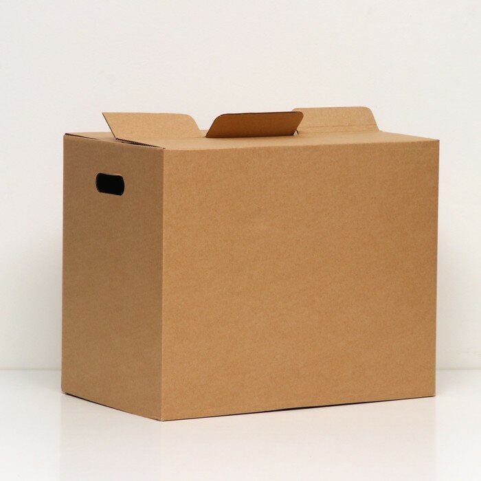 Коробка для переезда бурая 50 х 31 х 40 см