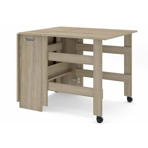 Стол-книжка №1 обеденный, дуб сонома