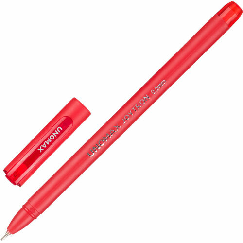 Ручка шариковая неавтоматическая Unomax Joytron, д. ш.0,5 мм, л.0,3 мм, красн, 12 шт. ручка шариковая неавтоматическая unomax pace gp д ш0 5 мм л 0 3 мм син манж 12 шт