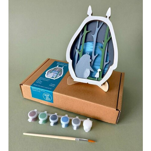 Набор для творчества Лесной дух Тоторо 3D раскраска / подарочный комплект для ребенка / сделай сам