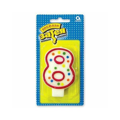 Свечи цифра 8 13816-8