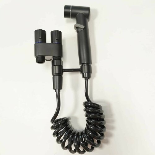 Гигиенический душ для унитаза на холодную воду, Lemen, нержавеющая сталь / черный