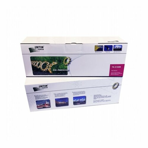 комплект цветных тонеров jyocera ecosys m6035 tk 5150 булат s line ecosys m6535 ecosys p6035 Тонер-картридж для (TK-5150M) KYOCERA ECOSYS P6035/M6035/M6535 (10K) кр UNITON Premium GREEN LINE