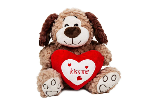Мягкая игрушка Bebelot Собачка с сердечком, 23 см ВНО0805-307