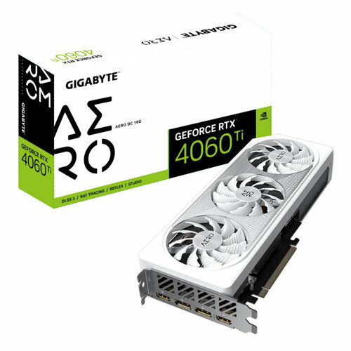 Gigabyte RTX4060Ti AERO OC 16GB GV-N406TAERO OC-16GD 6967600₽