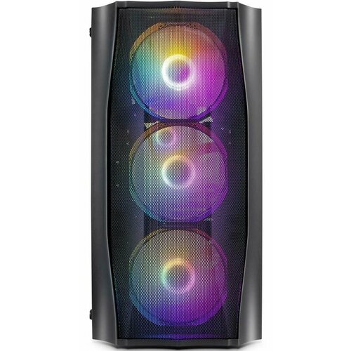 Корпус microATX 1stPlayer FIREBASE X3-M Без БП чёрный корпус atx 1stplayer f4 3r1 без бп чёрный