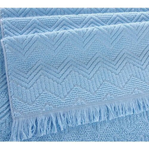 Полотенце Махровое «Бавария голубой» 50х90 Плотность 500 г/м2