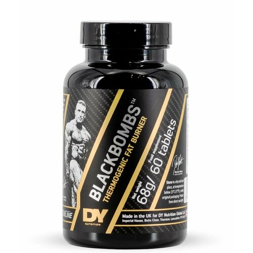 фото Dorian yates nutrition black bombs 60 таблеток термогеник жиросжигатель спортивный для похудения