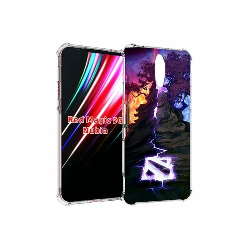 Чехол MyPads dota 2 логотип для ZTE Nubia Red Magic 1 5G задняя-панель-накладка-бампер чехол mypads dota 2 логотип для zte nubia red magic 7 pro задняя панель накладка бампер