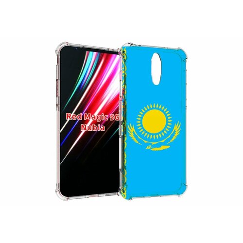 Чехол MyPads флаг Казахстана-1 для ZTE Nubia Red Magic 1 5G задняя-панель-накладка-бампер