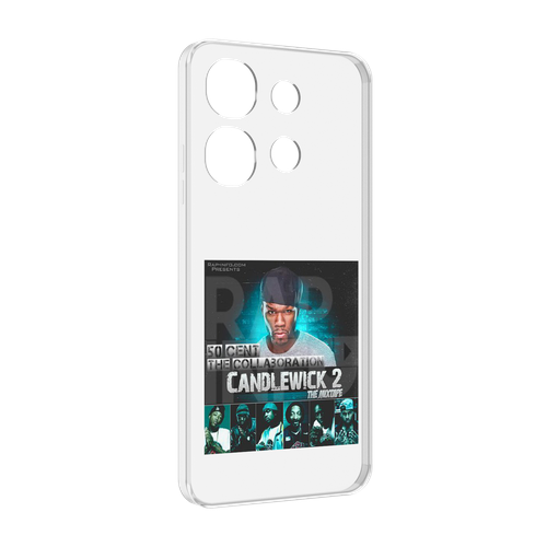 Чехол MyPads 50 Cent - CandleWick 2 для Tecno Spark Go 2023 (BF7) / Tecno Smart 7 задняя-панель-накладка-бампер