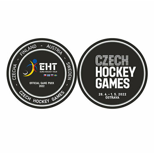 фото Шайба vegum euro hockey tour czech hockey games 2022