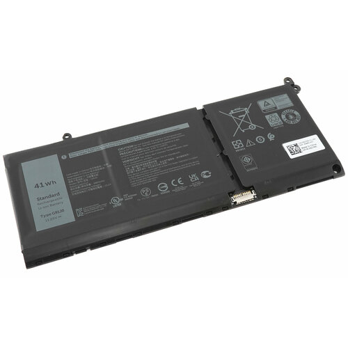 Аккумулятор G91J0 для Dell Inspiron 3510, 3511, 3515, 5310, 5410, Latitude 3320, 3420, 11.25V 41Wh for dell inspriron 14 5410 5418 5415 7415 2021 for dell inspiron 13 5310 latitude 3420 tpu laptop keyboard cover protector skin