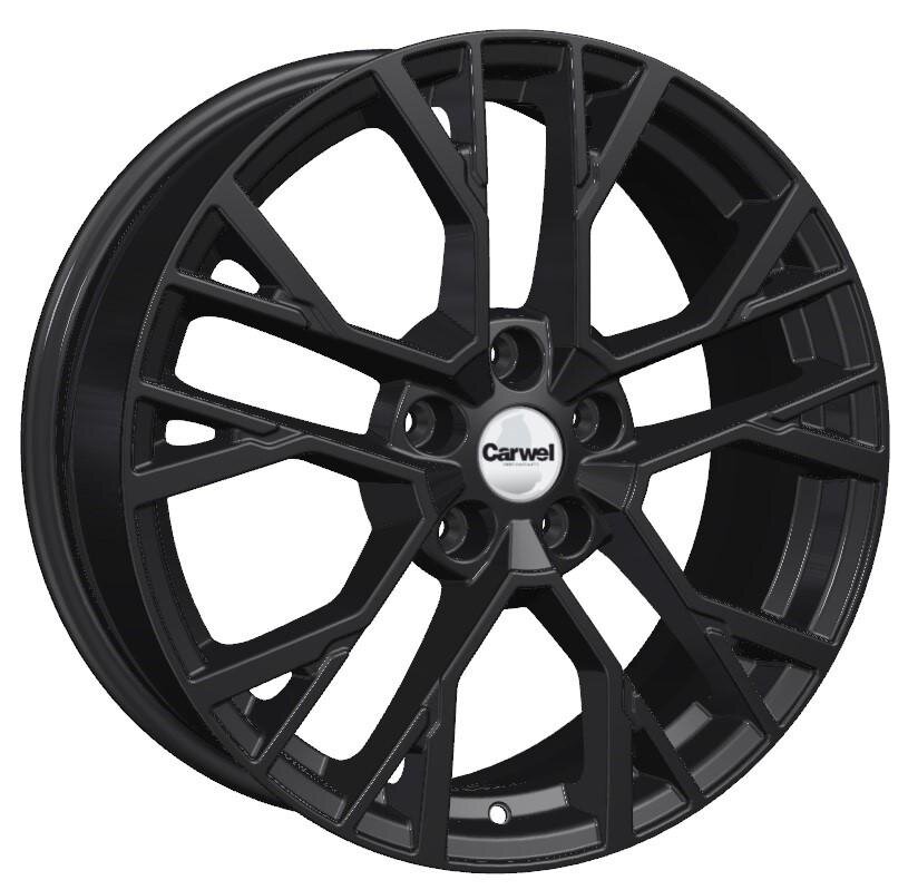 Литые колесные диски Carwel Камак 1810 (Haval Jolion) 7x18 5x114.3 ET37 D66.5 Чёрный (122503)