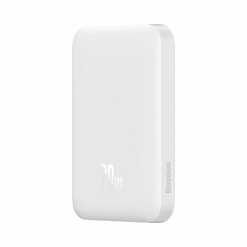 Внешний аккумулятор Baseus Magnetic Wireless Charging Power bank 10000mAh 20W Белый PPCX030002 405900₽