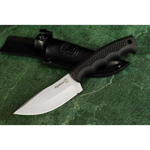 Нож "Караколь" черный (AUS-8, эластрон)