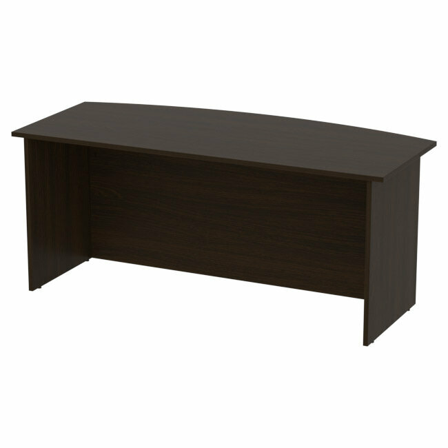 фото Стол для кабинета Меб-фф Стол руководителя закругленный СТР-18К цвет Венге 180/80/76 см