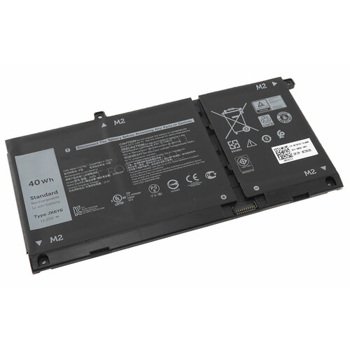 Аккумулятор для Dell Latitude 3410 3510, Vostro 5300 5301 5401 5402 5501 5502 (JK6Y6, C5KG6, CF5RH) 11.25V 3378mAh аккумулятор jk6y6 для dell latitude 3410 3510 vostro 5300 5401 5501 11 25v 40wh 3555mah черная