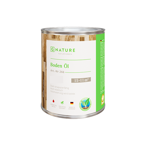Gnature Масло для пола GNature 266 Bodenöl 2,5 л. 2011 Прозрачный красно-коричневый