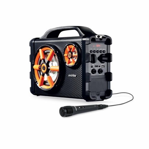 Колонка портативная SmartBuy SBS-990 DODGER 11 Bluetooth цвет чёрный оранжевая вставка 454200₽