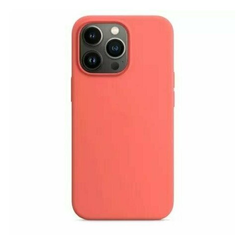 Чехол-накладка Devia Nature Silicone Magnetic Case для iPhone 13 Pro Max (Цвет: Pink Orange) силиконовая накладка fashion case magnetic для iphone 13 pro sc красная