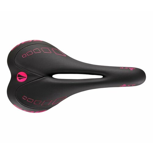 Седло SDG Allure Ti-Alloy Black/Black/Neon Pink (07113DS)