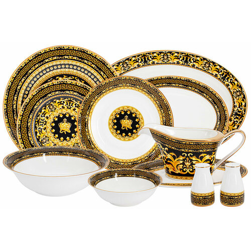 Обеденный сервиз Турандот, 6 персон, 27 предметов, Royal Crown, RC9-27/1DS-673B