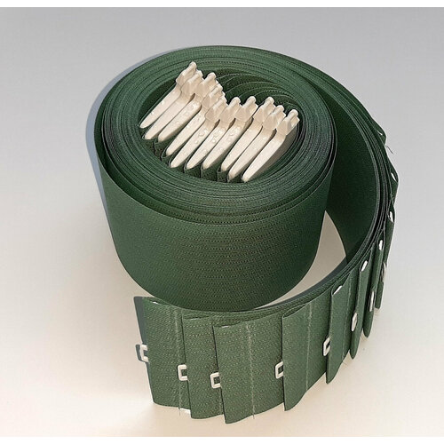 Ламели для вертикальных жалюзи Лайн 270 см х 10 шт, Малахит