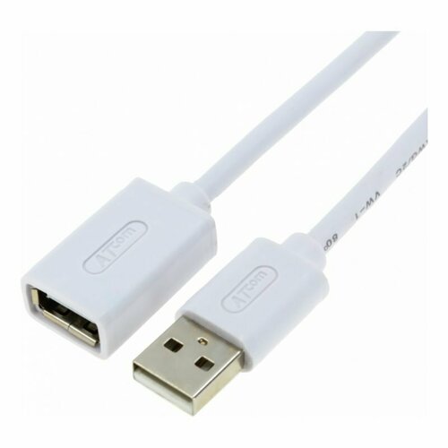 USB-удлинитель ATcom, белый, Длина: 1.8 м