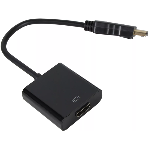 Переходник DisplayPort (M) - HDMI (F), VCOM (CG553-B) аксессуар vcom displayport m hdmi m 1 8m cg494 b