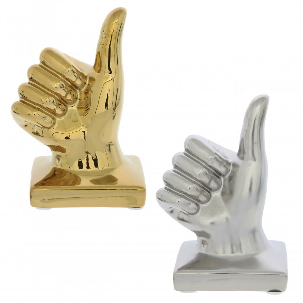 фото Фигурка декоративная "Рука", L10 W7 H15 см, 2в.